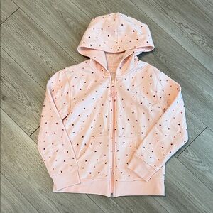 Cat & Jack Light Pink Hoodie with Heart Design